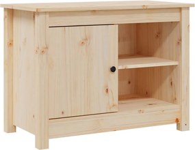 vidaXL tömör fenyőfa TV-szekrény 70 x 36,5 x 52 cm
