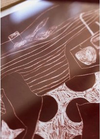 Poszter 70x50 cm Sam Shopping – Lucia Tuffley – The Poster Club