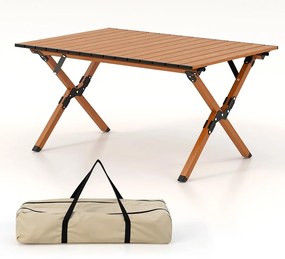 Alumínium összecsukható kempingasztal hordtáskával