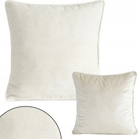 Klára Bézs Díszpárnahuzat 45x45 cm dekoratív, boglárka mintás