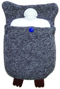 Melegvizes palack Hugo Frosch Eco Comfort - bagoly, 0,8 l, szürke