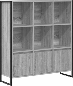 vidaXL Könyvespolc 2 pcs Szürke Sonoma 99,5 x 30 x 108 cm Faanyag