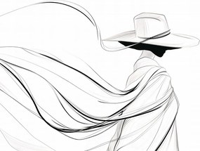 Poszter 70x50cm Eltűntél a sarkon túl