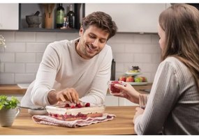 Tefal - Élelmiszer tartó 2 l MSEAL GLASS piros/üveg