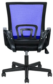 Karfás irodai forgószék több színben-kék