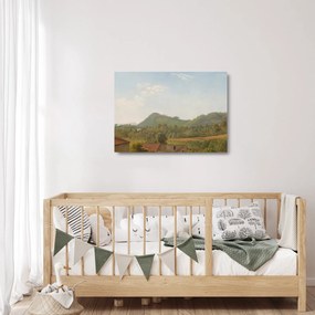 Üveg kép - Simon Denis,  View Near Naples, reprodukciók (70x50 cm)