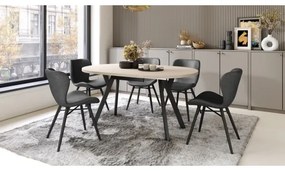 Étkezőasztal ARTUR bézs/fekete