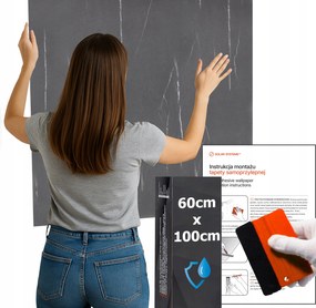 Öntapadós tapéta Vízálló Konyha Fal Bútor Szürke Márvány