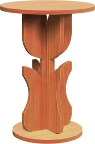 vidaXL Dohányzóasztal Faggyú barna 39,5 x 39,5 x 53,5 cm Tömör fenyőfa