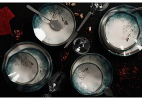 24 darabos kék porcelán étkészlet