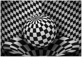 Poszterek 100x70 Absztrakt fekete-fehér