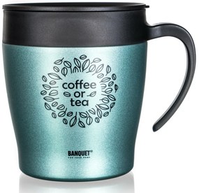 Banquet TAZZA 330 ml utazó termosz, zöldesszürke