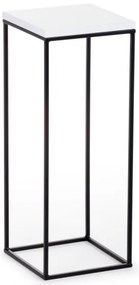 BASICLOFT virágtartó állvány 60x24 cm fekete/fehér