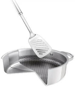 Tescoma SteelCRAFT mély serpenyő fedővel  átmérő 24 cm, 2 fogantyúval, 24 cm