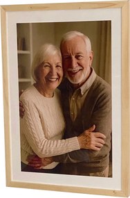 Fa képkeret A3 30x42 skandináv lucfenyő védőbevonattal