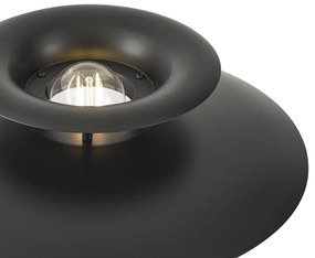 Retro asztali lámpa fekete acél 45 cm - Pauly