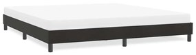 vidaXL fekete bársony ágykeret matrac nélkül 180x220 cm