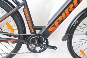 Spirit Bohemian Sport elektromos kerékpár, fekete, 16Ah