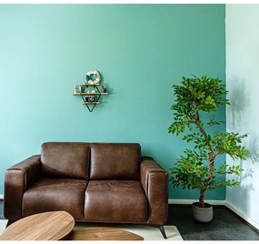 STILISTA Fali polc 48 x 47 x 11 cm sötét fa