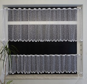 Mg Irigység 12/200 jacquard fehér 40cm 1,6m