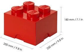 Tároló doboz 4-es, többféle - LEGO Szín: růžová