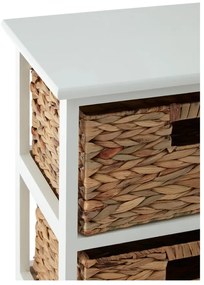 Fehér-natúr színű paulownia fürdőszobai polcos állvány 41x70 cm Padstow – Premier Housewares