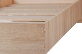 PIETRO II NEW Egyszemélyes ágykeret 90x200 sonoma