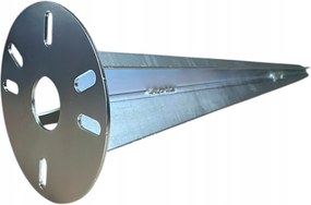 Kerti Lámpa Tartó Beszúrható Alap Kerek horganyzott Horgony 115x300mm