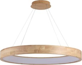 Brilagi -LED csillár kábelen FALCON WOOD LED/60W/230V 3000/4000/6000K 80 cm fa kivitel
