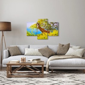 Egy kép egy zsiráfról Afrikában (90x60 cm)