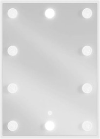 Mexen Dona megvilágított fürdőszobai tükör 50 x 70 cm, LED 6000K, páramentesítő - 9818-050-070-611-00