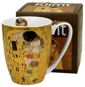 Porcelánbögre 360ml, dobozban, Klimt: The Kiss