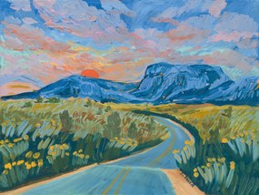 Illusztráció The road, Eleanor Baker, (40 x 30 cm)