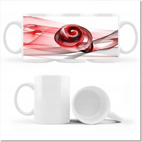 Nyomott mintás bögre Vízszintes csillogás