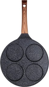 Gránit serpenyő tojásra ültetett tojás palacsinta pancakes