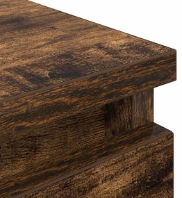 füstös tölgy színű szerelt fa TV-szekrény 100x35x54 cm