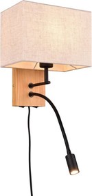 Trio NILAM 212870236 Fali lámpa 2x31w/led+e27 3000k 310lm ip20