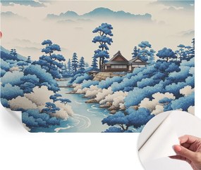 Design fali fotótapéta Öntapadós Nyugodt természet 152x104 cm