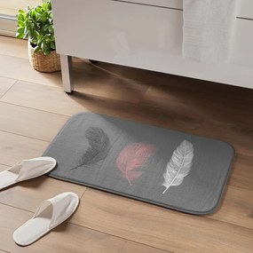 Szürke fürdőszobai kilépő 45x75 cm Penelope – douceur d'intérieur