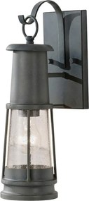 ELSTEAD FE-CHELSTEAD EAHBR2 CHELSEA HARBOR Klasszikus Kültéri Fali Lámpa Átlátszó, Szürke E27 IP44