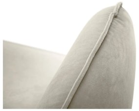 Vienna bézs bársony kanapé, 230 cm - Cosmopolitan Design