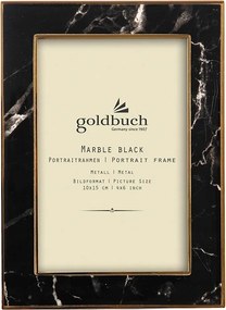 Fém képkeret 13x18 fekete márvány hatású