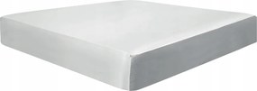 Szatén gumis lepedő 180 cm x 200 cm x 35 cm Fehér