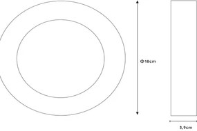 Lucide 28116/18/31 - BRICE LED fürdőszobai lámpa LED/12W/230V IP44 fehér