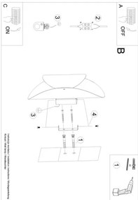 Sollux SL.1062 - Fali lámpa TEAR 1xG9/40W/230V fehér