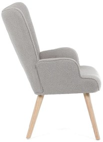 Bouclé GREY2 fotel, szürke