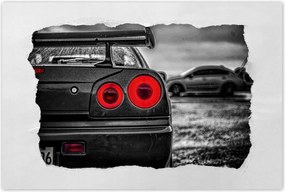 Poszterek 60x40 Sport Nissan Gtr Lámpák