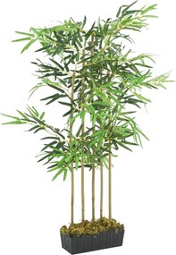 vidaXL zöld mű bambuszfa 730 levéllel 120 cm