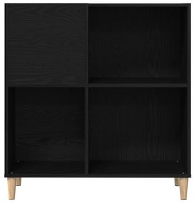 Rekeszszekrény Fekete Tölgy 84,5x38x89 cm Mérnöki Fa