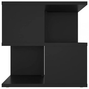 fekete forgácslap kisasztal 40 x 40 x 40 cm